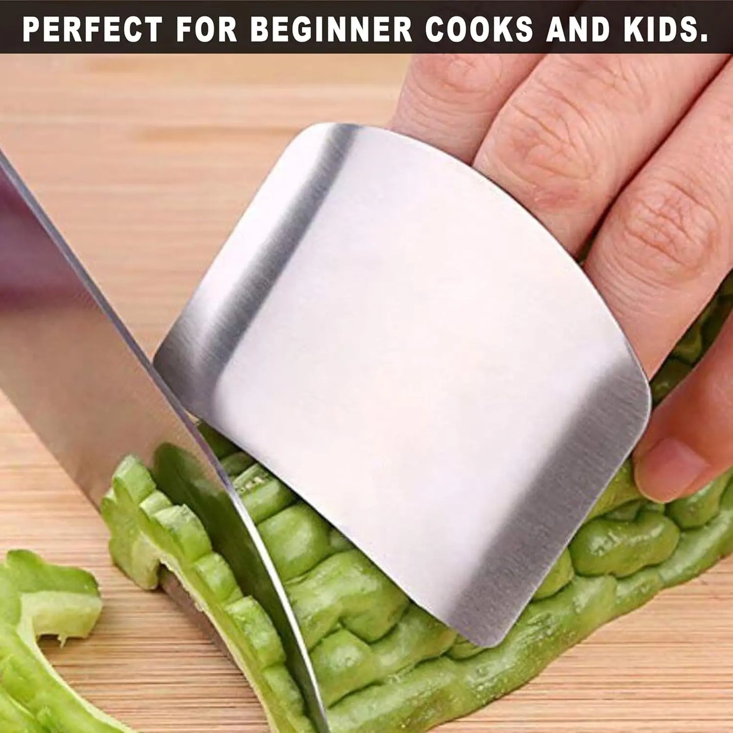🔥LAST DAY SALE ONLY!! ✨BUY 1 GET 1 FREE!!!🔥Finger Guards for Cutting, Stainless Steel Finger Protector for Cutting Food