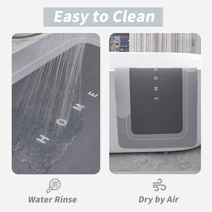 3-Piece Quick-Drying Absorbent Bathroom Mat Set with Non-Slip Rubber Backing