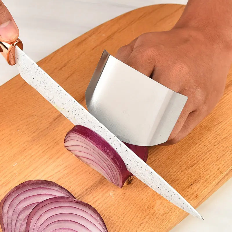 🔥LAST DAY SALE ONLY!! ✨BUY 1 GET 1 FREE!!!🔥Finger Guards for Cutting, Stainless Steel Finger Protector for Cutting Food