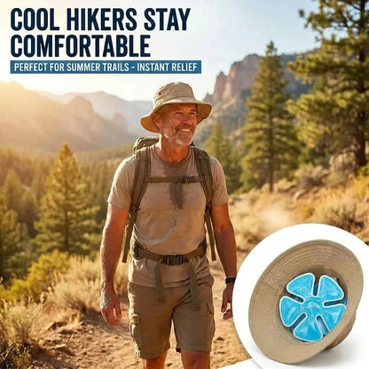 ❄️Reusable Cooling Gel Ice Packs❄️Cold Therapy Inserts For Hard Hats & Sun Hats