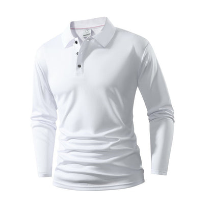 Men's Solid-Color Business-Casual Top