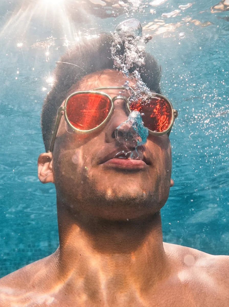 🏆2026 HOT SALE⚡ 50K+ SOLD! 🏆Sunny G Anti Fog Swimming Goggles - Stealth Sleek Full-View Athletic Eyewear